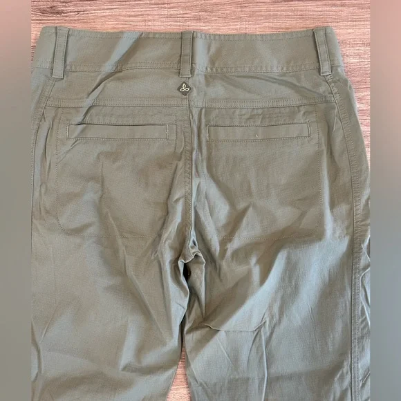 Prana Women’s Olive Cargo Travel Pants - Picture 3 of 5